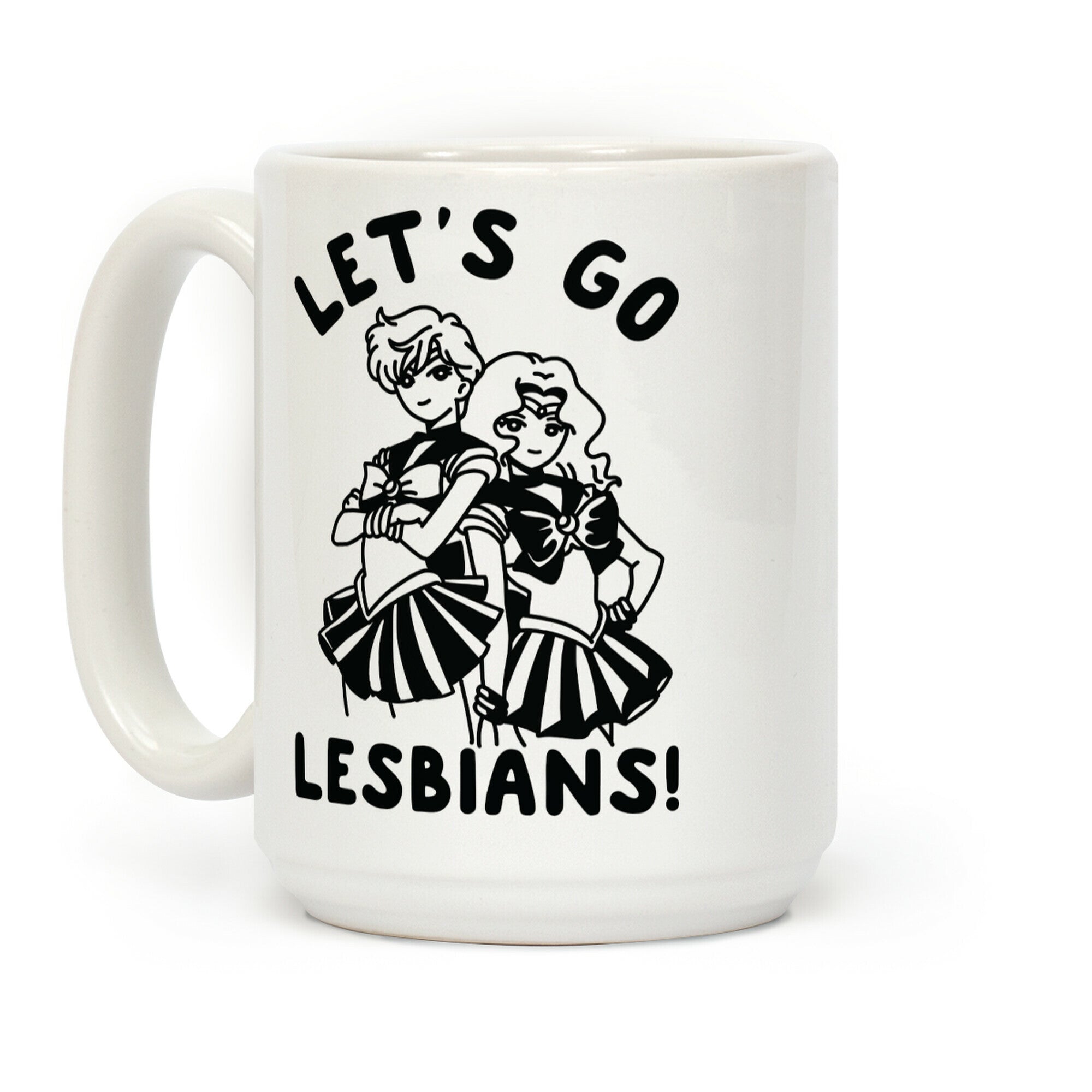Let's Go Lesbians Uranus Neptune Coffee Mug